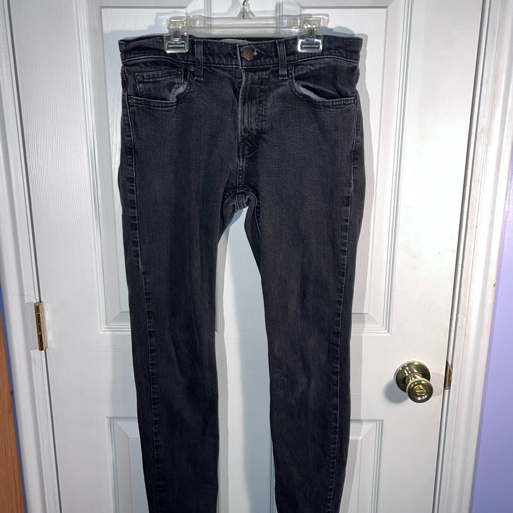 Hollister Women's Skinny Jeans - Dark Gray